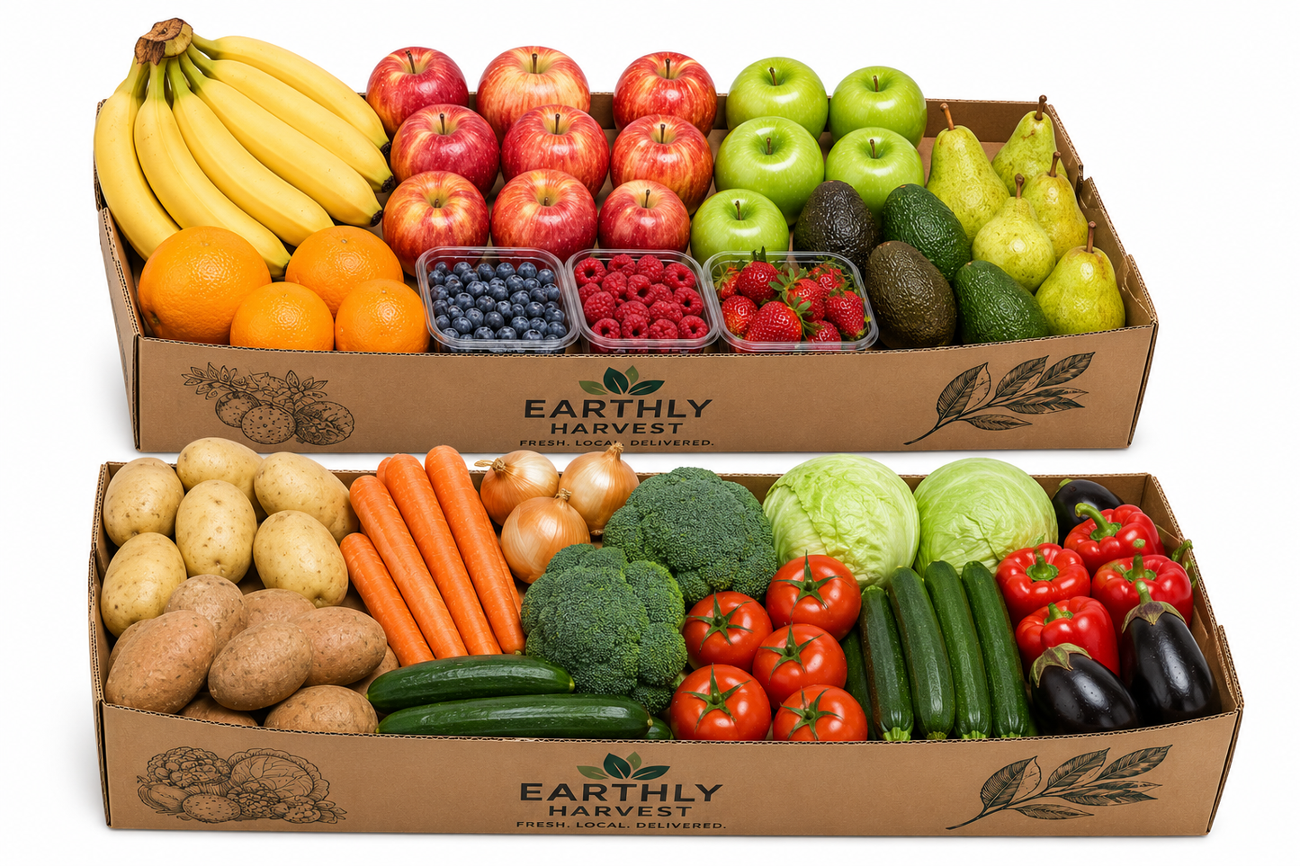 Family Organic Fruit & Veg Box